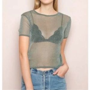 Shimmery Brandy Melville Top